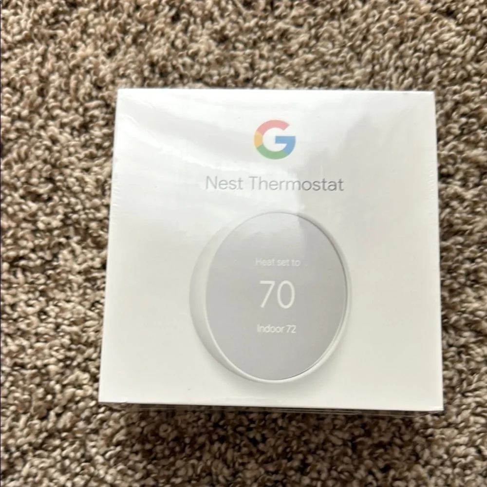 Google Nest Thermostat - Gray and White